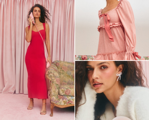 Valentine's Day Looks and Outfit Ideas cover photo collage