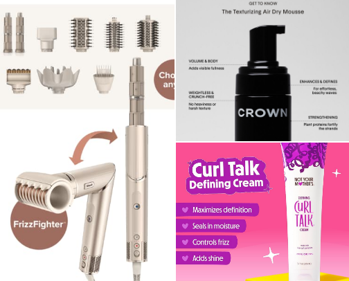 Curly Hair Approved cover photo collage