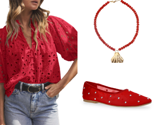 Color of the Summer: Tomato Red Fashion Picks cover photo collage