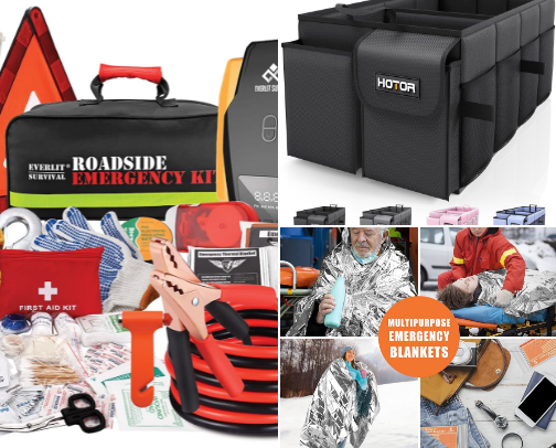Mom’s Car Stash: The Just in Case Kit cover photo collage