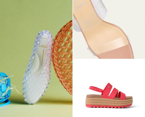 the summer shoe rotation cover photo collage