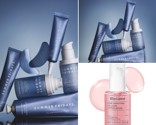 Glow/Hydration/Collagen cover photo collage