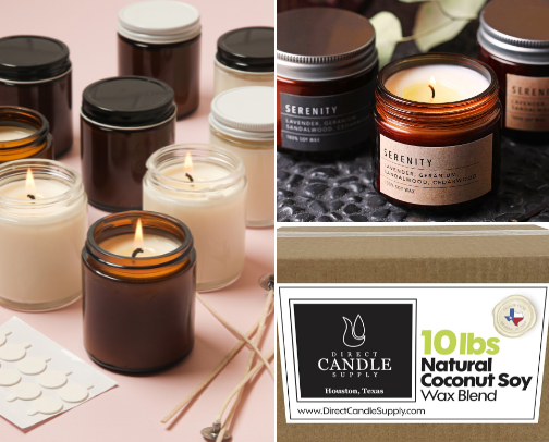 Candlemaking for Beginners cover photo collage