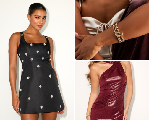 Holiday dresses you will want asap! That don't cost alot cover photo collage