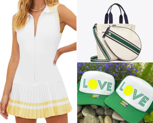 Secrets to Looking GREAT on the Tennis Court! cover photo collage