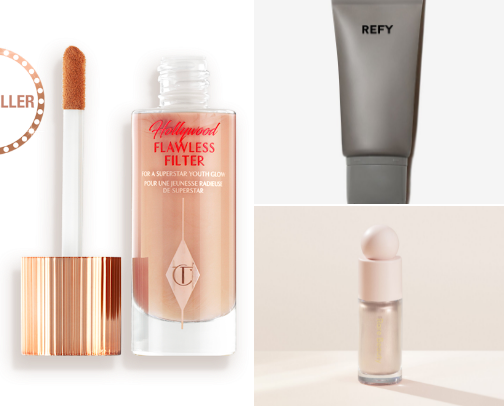 Top Glowy Skin Makeup Finds! cover photo collage