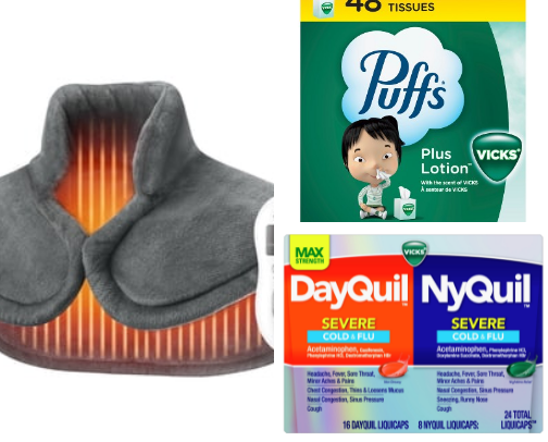 Sick Day Essentials for When You Still Have to Function cover photo collage