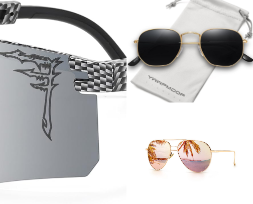 Sunglasses cover photo collage