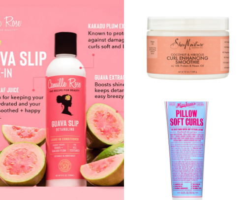 My curly hair routine for 3a hair (hydrating + anti frizz) cover photo collage