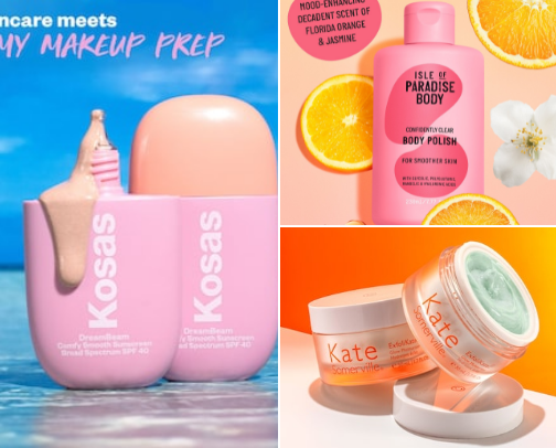 Womens Cleansing Essentials , Face & Body Hygiene cover photo collage