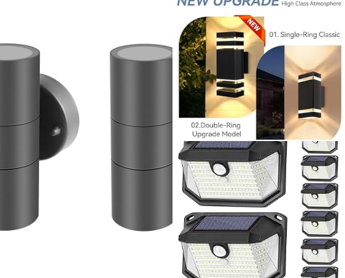 Outdoor And Indoor Lights cover photo collage