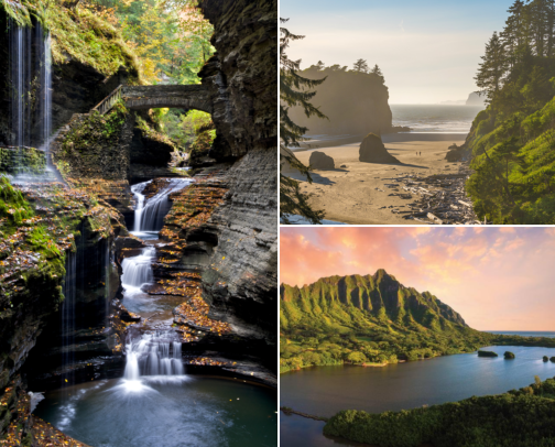 Road Trip Bucket List! Places I've been or need to visit. cover photo collage