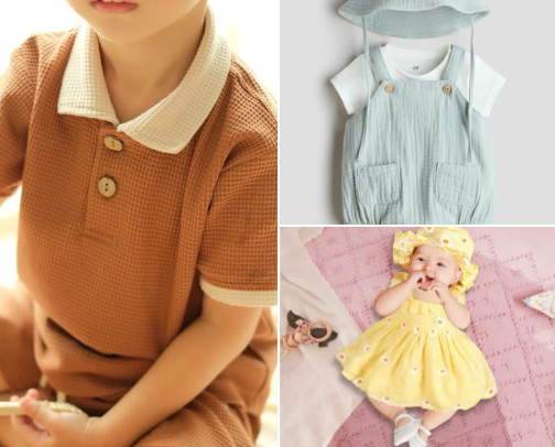 👶🏻👧🧑Little Ones’ Wardrobe cover photo collage