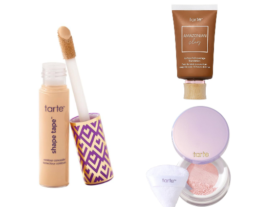 Tarte Cosmetics cover photo collage