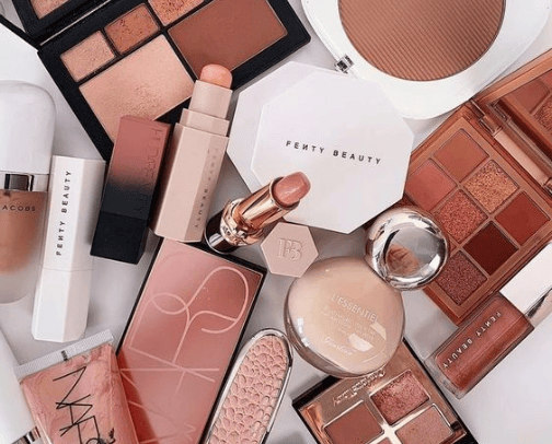 Makeup♡︎ cover photo collage
