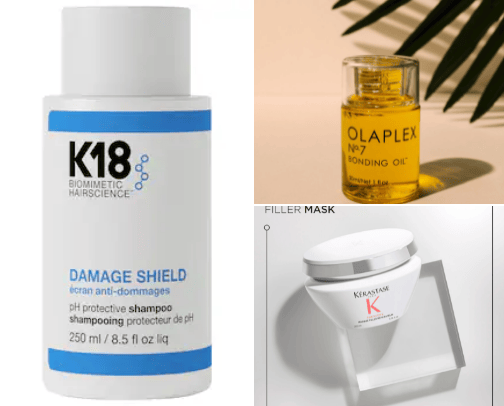 Give your hair the best. cover photo collage
