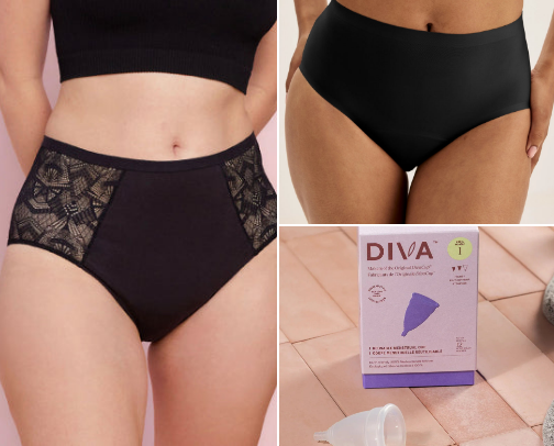 Period essentials cover photo collage