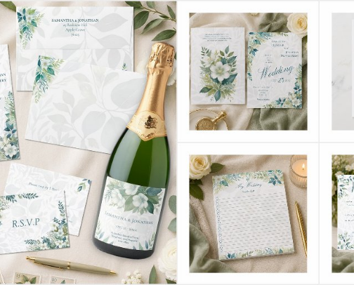 The Eternal Bloom Wedding Collection Suite cover photo collage
