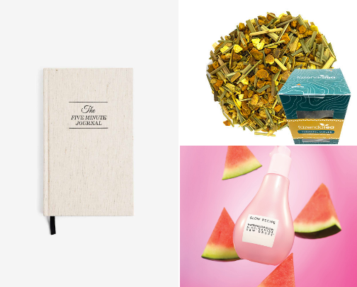 Glow Lady Self-Care Essentials: Wellness, Peace & Pretty Things cover photo collage