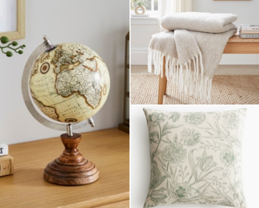 Earthy Vintage Home Finds cover photo collage