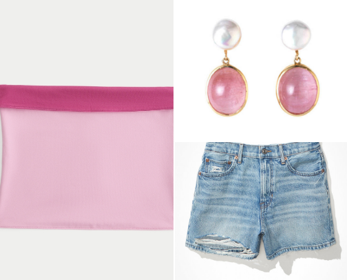 Pink Summer Vibes cover photo collage