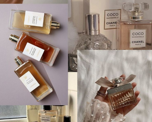My holy grail feminine scents❤️ cover photo collage