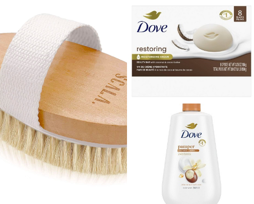 Best body care products cover photo collage