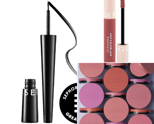 Sephora make up cover photo collage