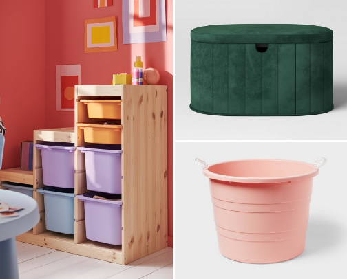 Toy organization cover photo collage