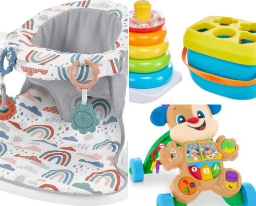 Baby Toys 0-24 months 🧸🚂 cover photo collage