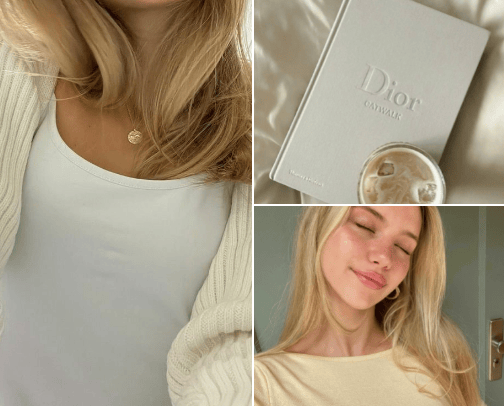 Become an It Girl : Vanilla Girl Edit cover photo collage