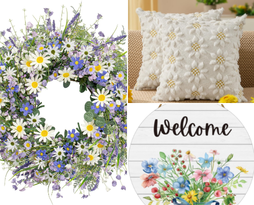 All Things Spring Decor 🌸 cover photo collage
