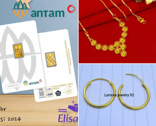 Emas Adalah Tabungan dan Perhiasan cover photo collage