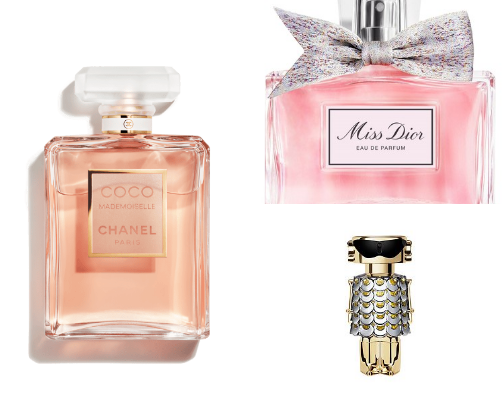 Scents that make me feel famous ✨ cover photo collage