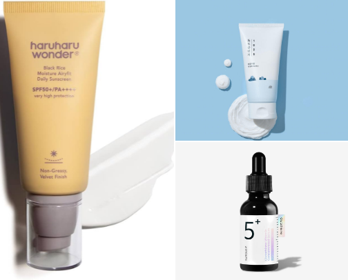 My favorite skincare items! cover photo collage