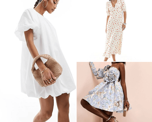 ASOS DESIGN TOP SELLING MINI DRESS cover photo collage