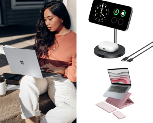 Office Girl | High-Quality Tech & Accessories for a Smarter Workday cover photo collage