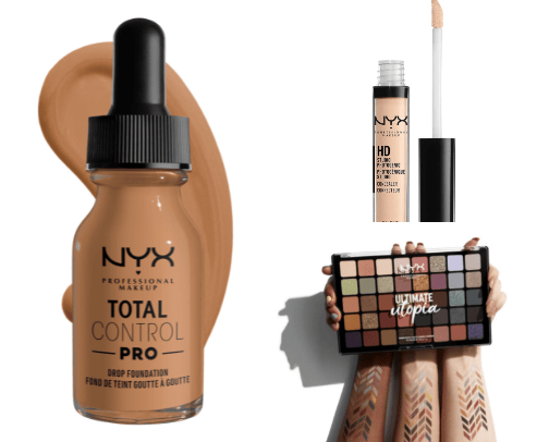 NYX Proffessional Makeup and Skincare cover photo collage