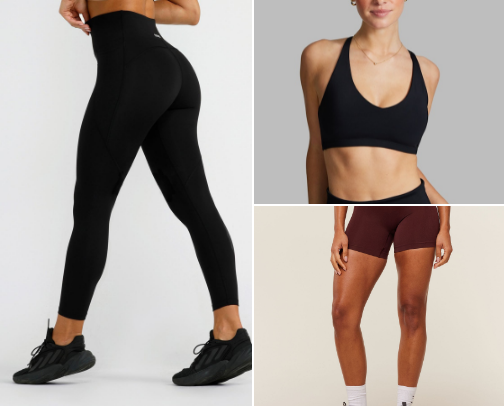Women’s Fitness Wear & Gym Outfits cover photo collage