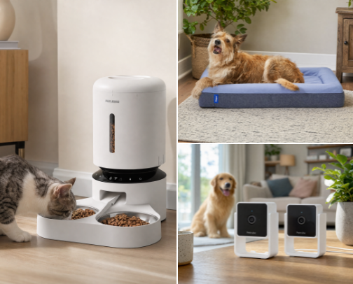 Pet Finds You and Your Dog (or Cat) Will Obsess Over — Amazon's Best Gadgets, Toys & Accessories cover photo collage