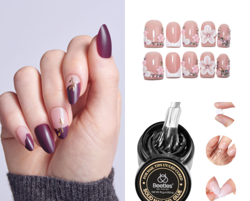 Press on Nails cover photo collage