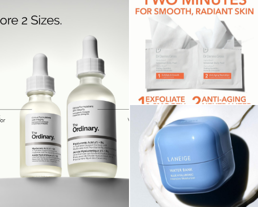 Favorite Skin Care Products cover photo collage