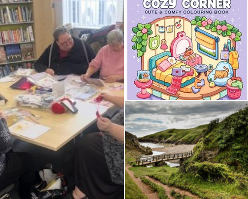 Living in analog cover photo collage