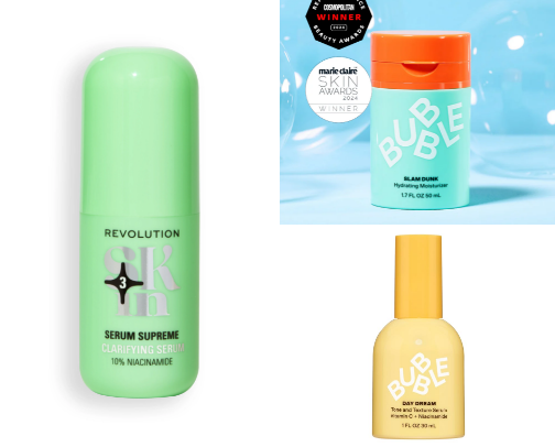 These skincare products SAVED MY SKIN! cover photo collage