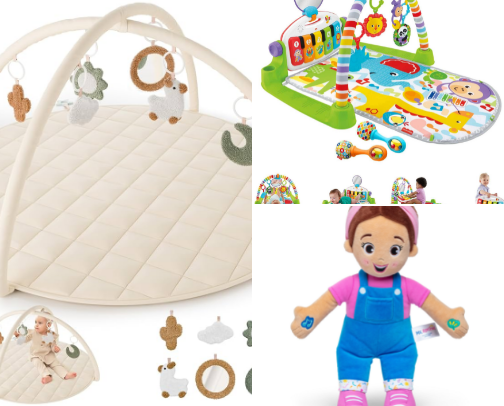 Baby Toys (3–12 Months) That Encourage Play & Development cover photo collage