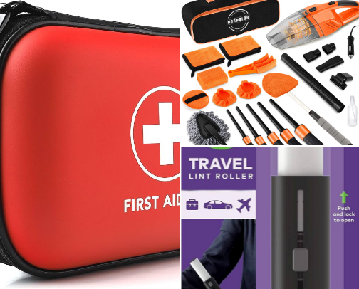 Car Must-Haves for Every Mom (or anyone on the go!) cover photo collage