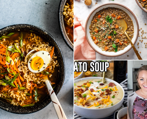 Tried and True Recipes cover photo collage