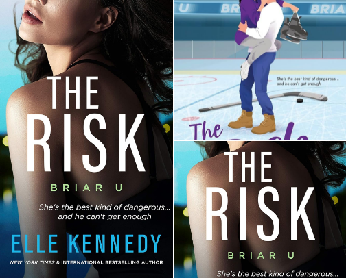 PDF Free - The Risk (Briar U Book 2) and Related College Hockey Romances cover photo collage