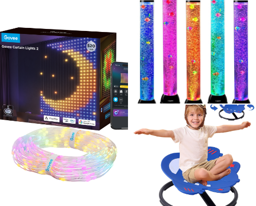 Sensory Toys cover photo collage