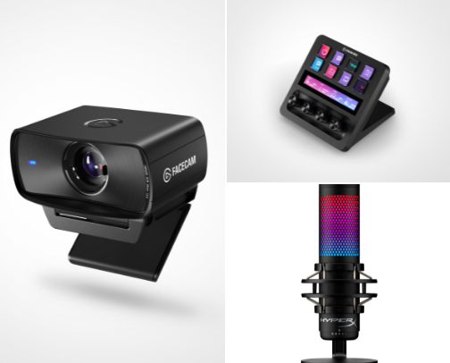 Tech/Gamer Recs cover photo collage